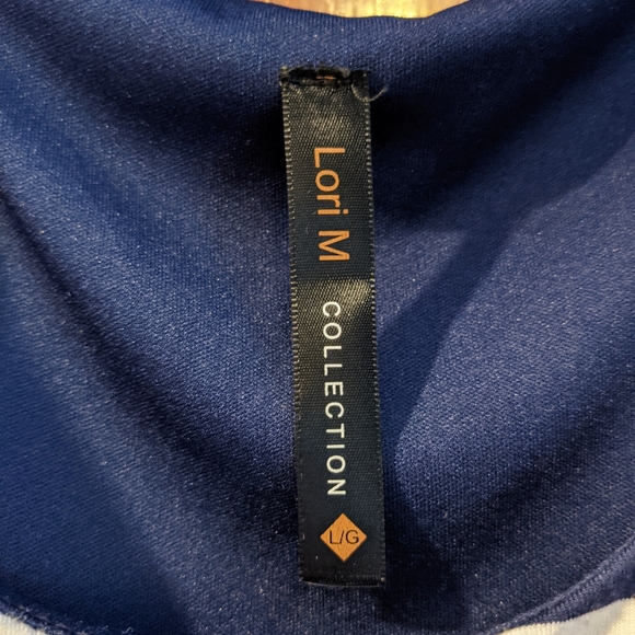 Navy and white nautical stripe dress - Picture 3 of 4